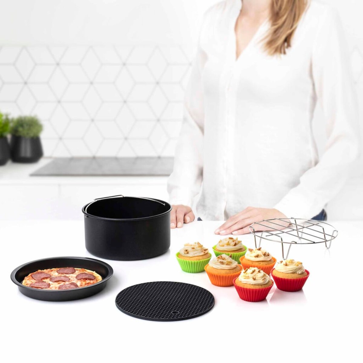 Princess Zestaw 10 akcesoriów do frytkownicy powietrznej, 5,2 L