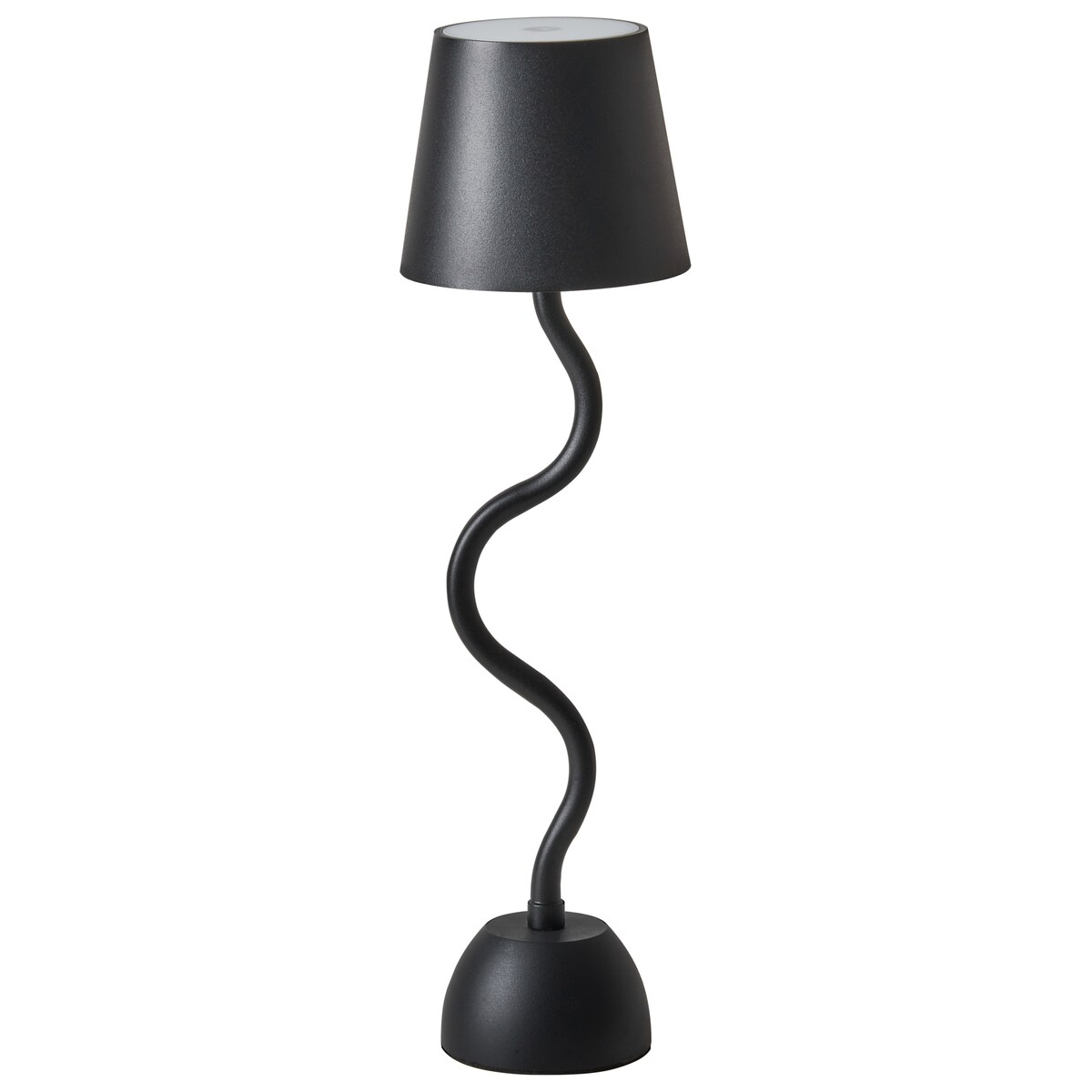 Bezprzewodowa lampa stołowa LED VOUGA Ze ściemniaczem Metal Czarny