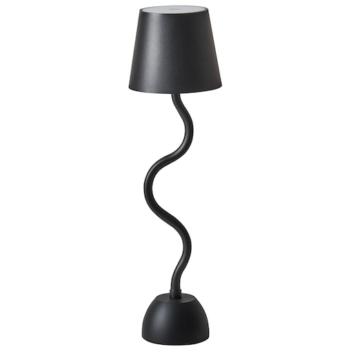 Bezprzewodowa lampa stołowa LED VOUGA Ze ściemniaczem Metal Czarny
