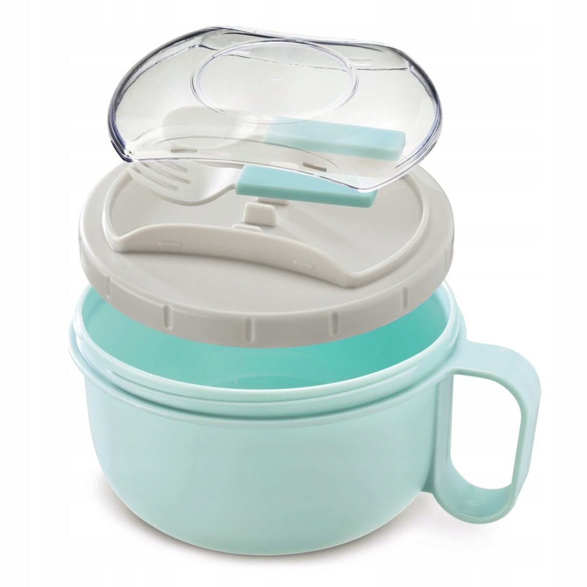 XAVAX Pojemnik na żywność lunchbox łyżka i widelec