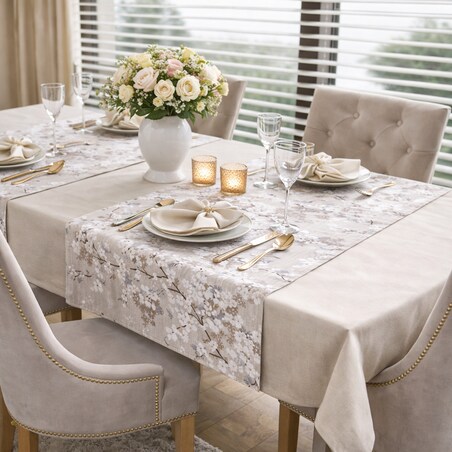 Bieżnik z motywem gałązek Twigs – 50 × 220 cm