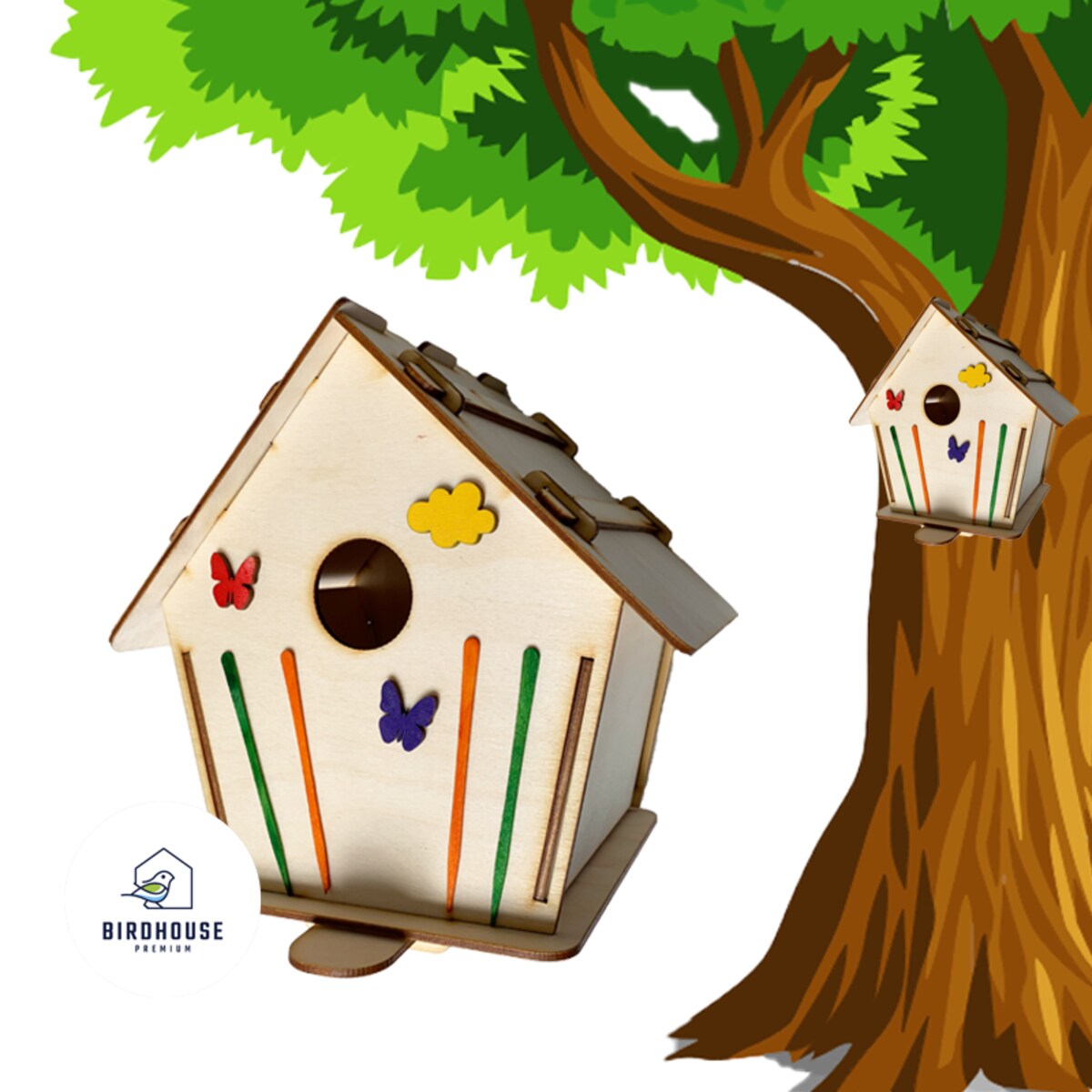 Budka lęgowa dla ptaków - WRÓBELEK