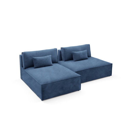 Narożnik modułowy LUCCA z funkcją spania sztruks POSO 05