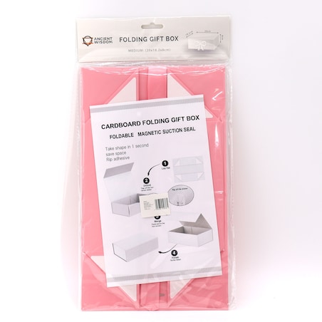 Płaskie Pudełko Prezentowe RÓŻOWE NA PAKOWANIE PREZENTU box 20x18x8cm