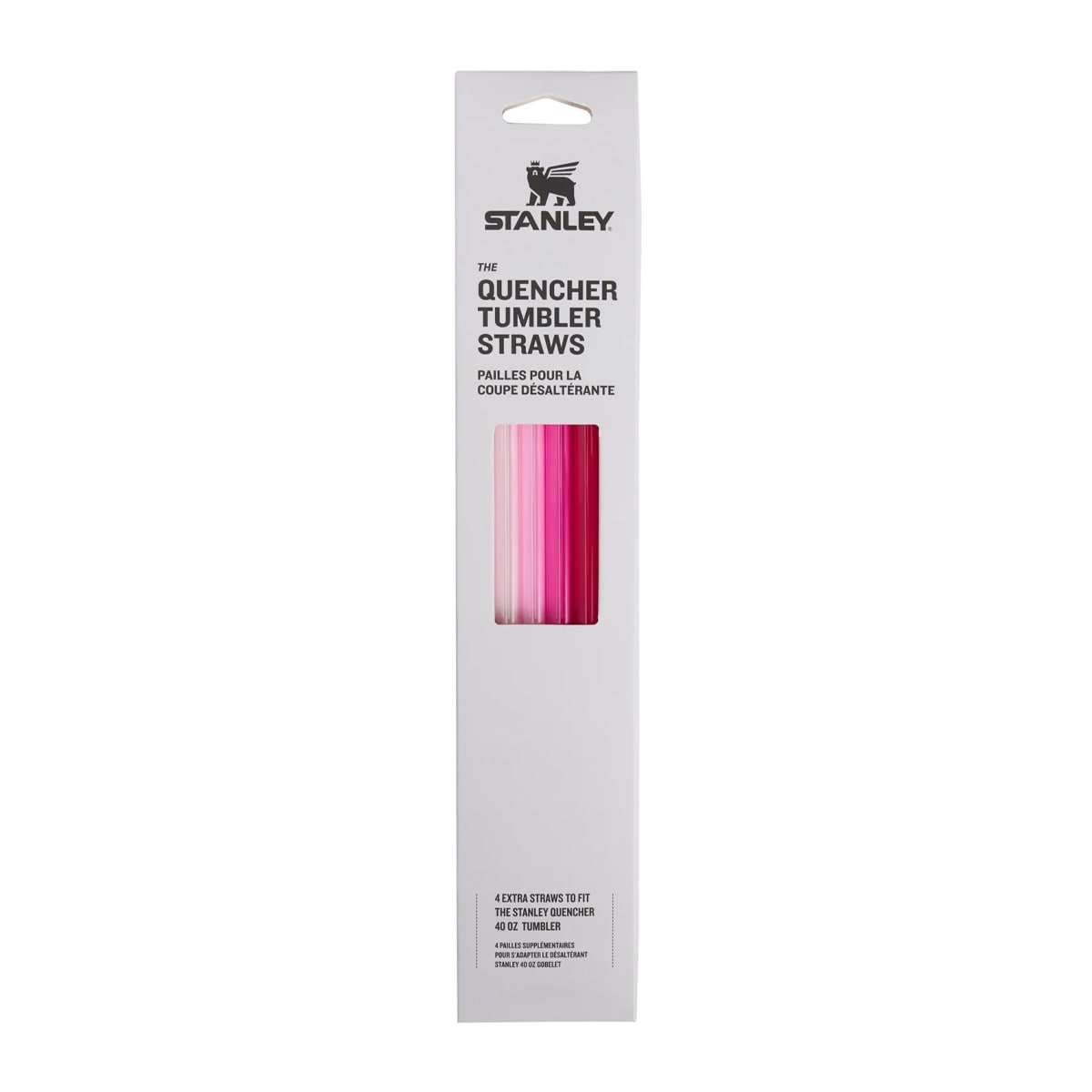 Słomki do Stanley Quencher H2.O FlowState™ 1,18 L Pink - 4 sztuki