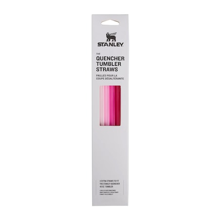 Słomki do Stanley Quencher H2.O FlowState™ 1,18 L Pink - 4 sztuki