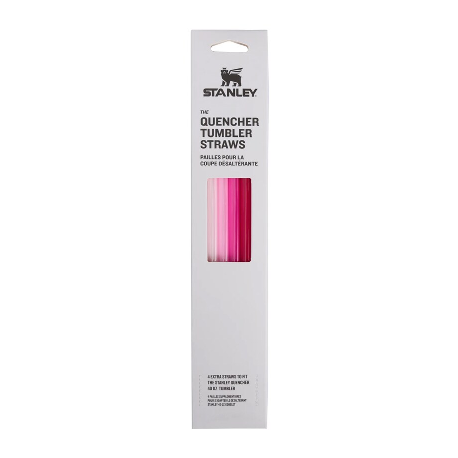 Słomki do Stanley Quencher H2.O FlowState™ 1,18 L Pink - 4 sztuki