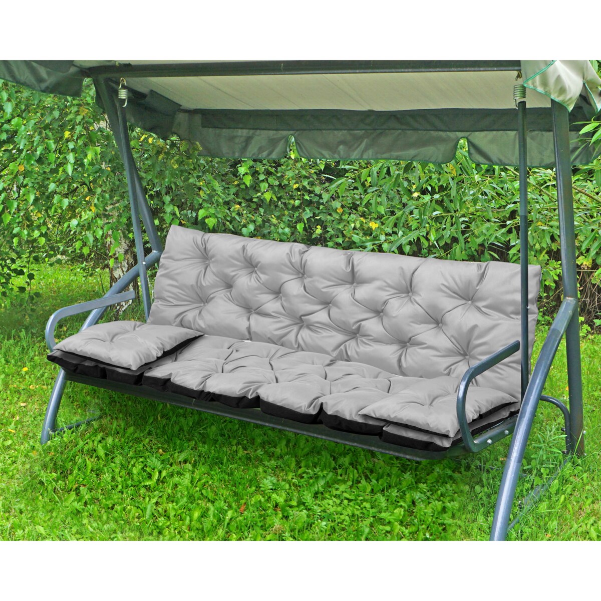 Poduszka Na Huśtawkę Ogrodową Ławkę 100X60X50 Cm + 2 Poduszki Ogrodowa
