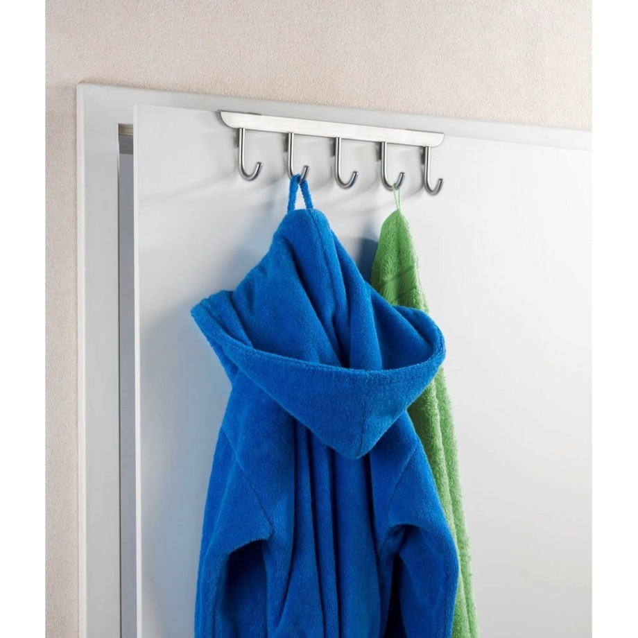 Wieszak na drzwi MASSIVO - 5 haczyków w komplecie, WENKO