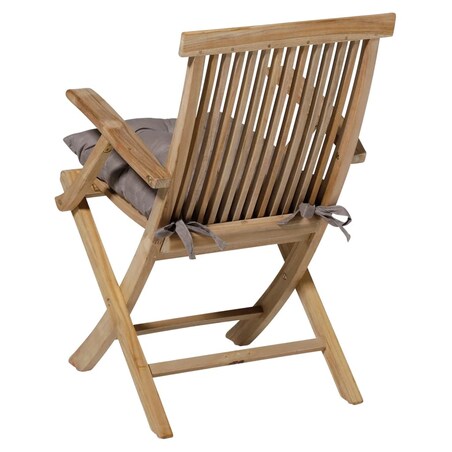Madison Poduszka Basic na krzesło Toscane, 46x46 cm, kolor taupe