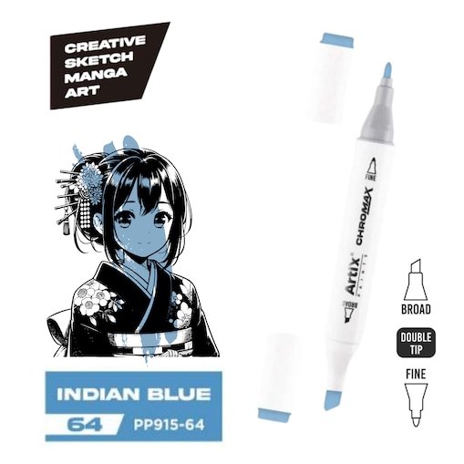 dwustronny marker kreatywny artix pp915-64 indian blue