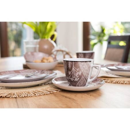 Filiżanka 350 ml ze spodkiem Beata, Dorota Cztery Pory Roku Jesień LU39 (9075B)