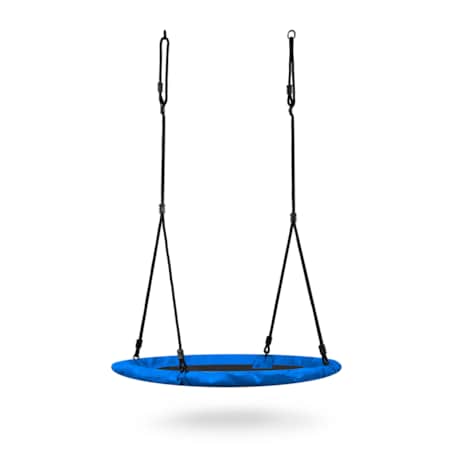 Huśtawka ogrodowa bocianie gniazdo 115 cm Neo-Sport Swingo niebieska