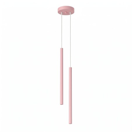Lampa wisząca PASTELO 2 różowa