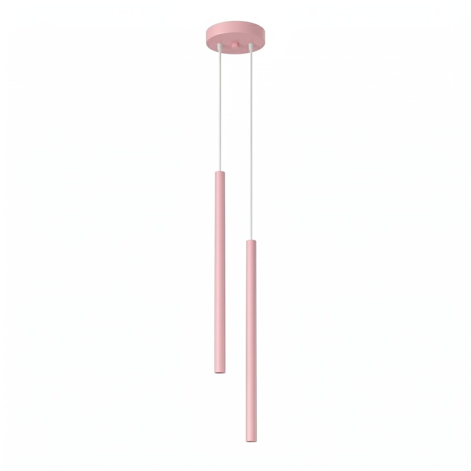Lampa wisząca PASTELO 2 różowa