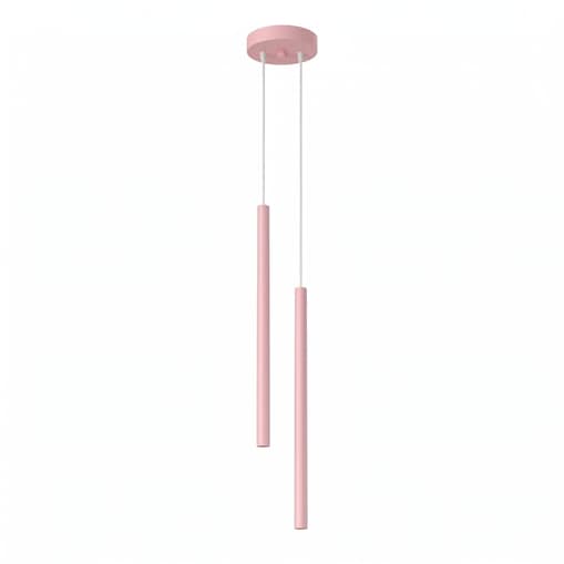 Lampa wisząca PASTELO 2 różowa