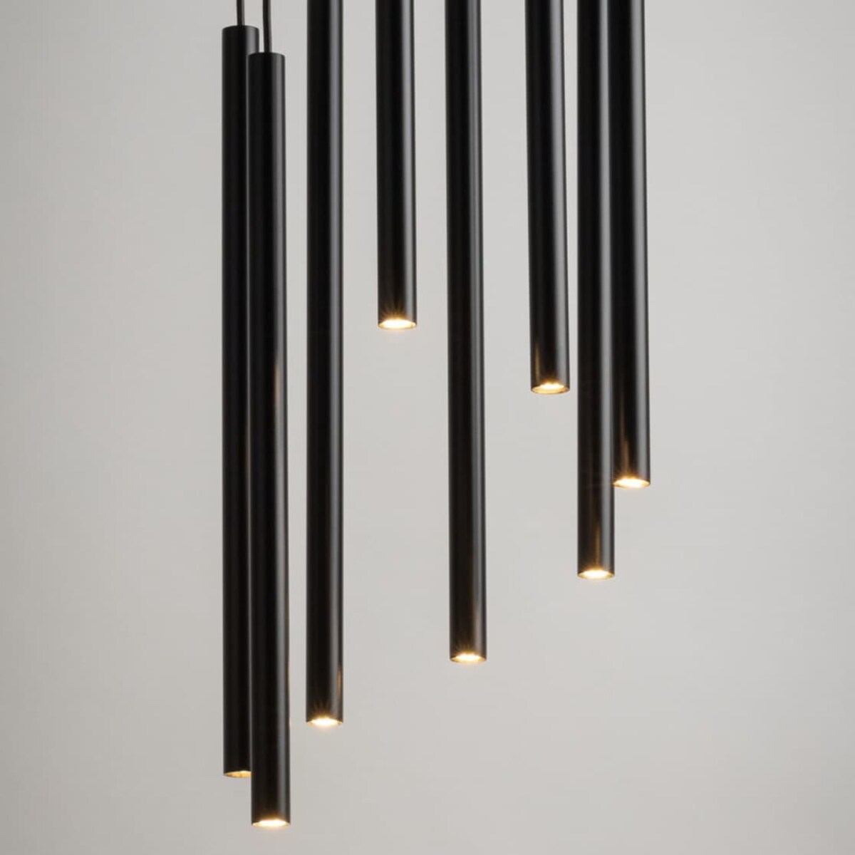 Lampa wielopunktowa wisząca Sopel 33628 Sigma okrągła tuby czarna