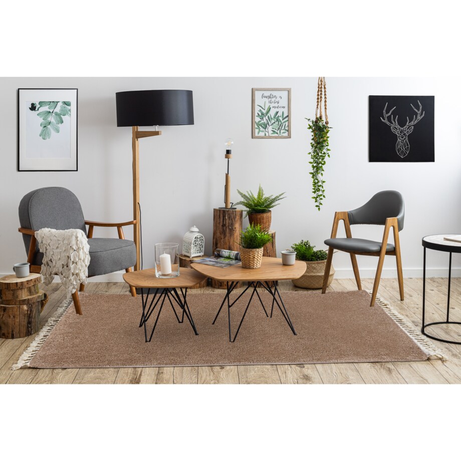 Dywan BERBER 9000 beż Frędzle berberyjski 80x150 cm