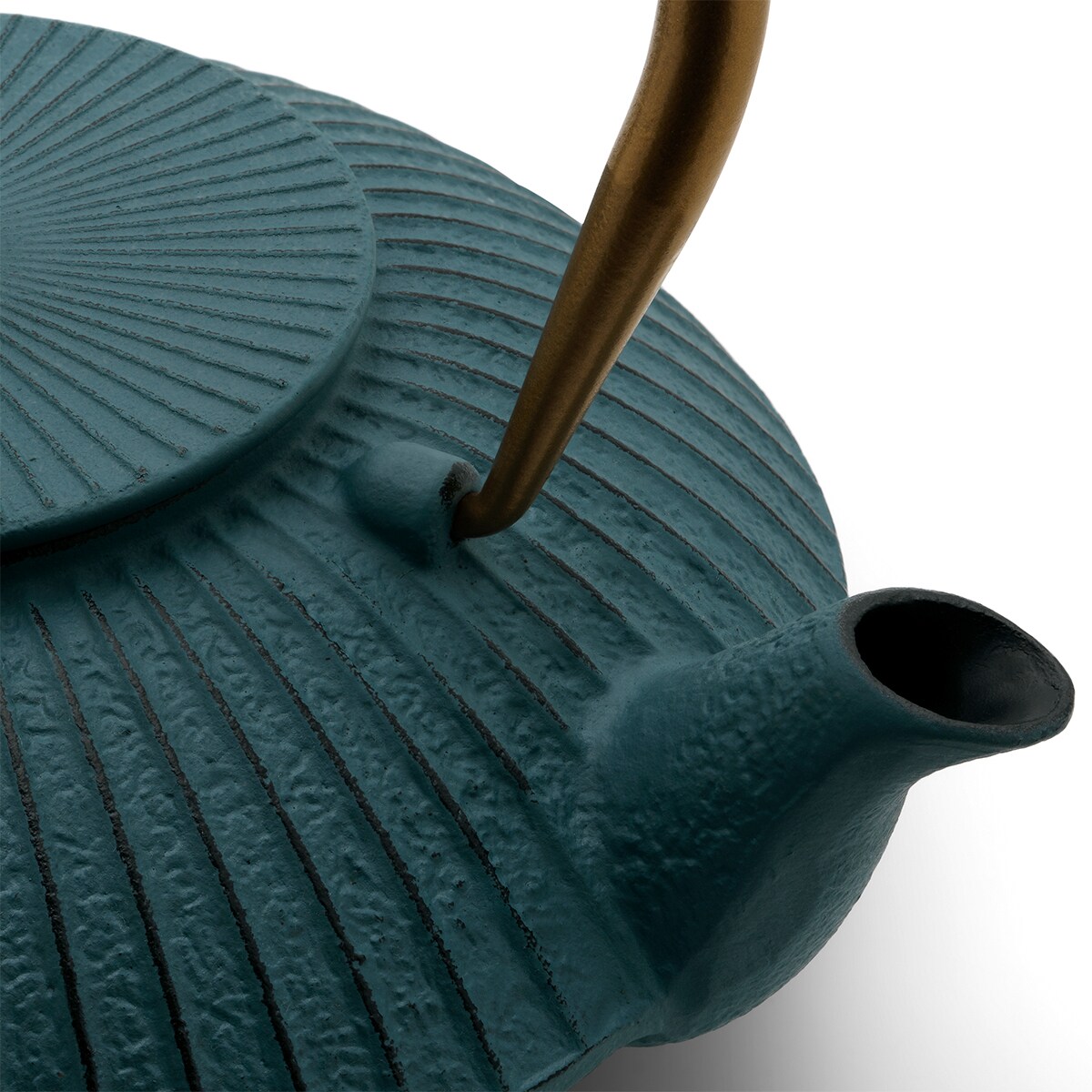 Dzbanek żeliwny Linhai 1.1L niebieski