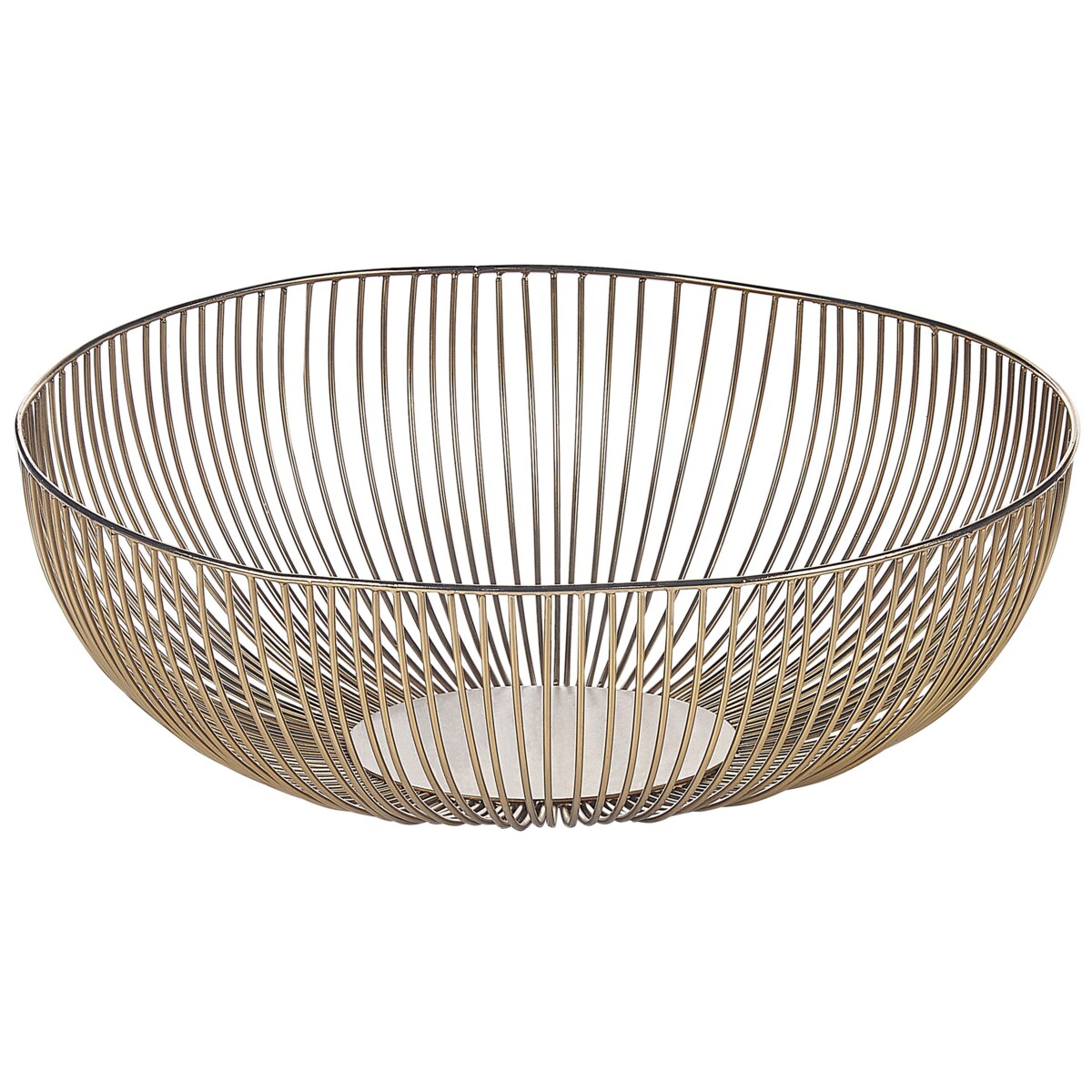 Zestaw 3 mis dekoracyjnych GARUT Metal Złoty