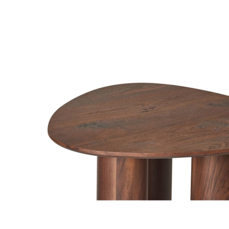 Stolik kawowy MDF Ciemne drewno DACOMA