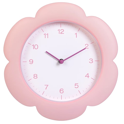 Zegar ścienny w kształcie kwiatu KRONA, 23 cm