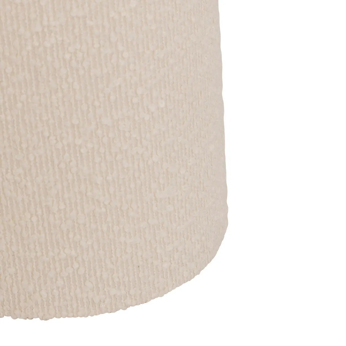 Lampa podłogowa z materiałem, kremowa, Solal, 124 cm