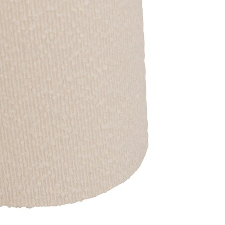 Lampa podłogowa z materiałem, kremowa, Solal, 124 cm