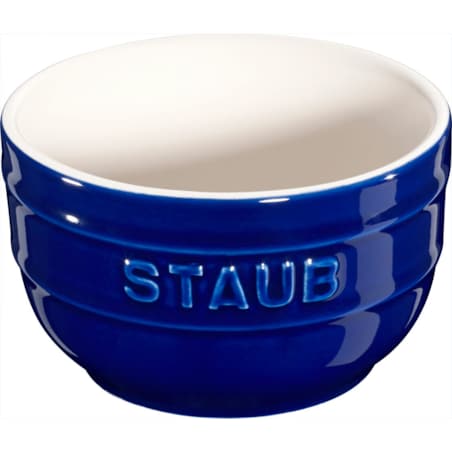 Staub Mini Ramekin Okrągły, 2 szt. - 200 ml, Niebieski