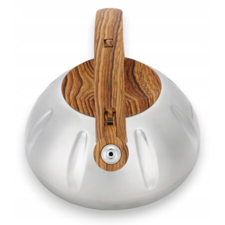 Duży Tradycyjny Czajnik Z Gwizdkiem Stali Nierdzewnej 3L Na Indukcję Gaz