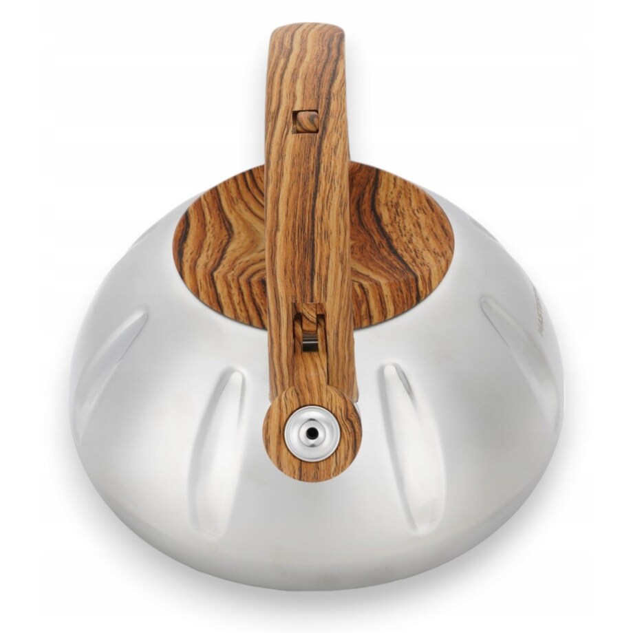 Duży Tradycyjny Czajnik Z Gwizdkiem Stali Nierdzewnej 3L Na Indukcję Gaz