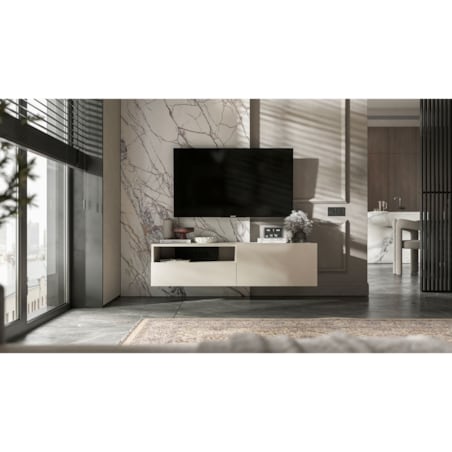 Wisząca Szafka RTV Komoda Loft Kaszmir MAT szuflada 120 cm