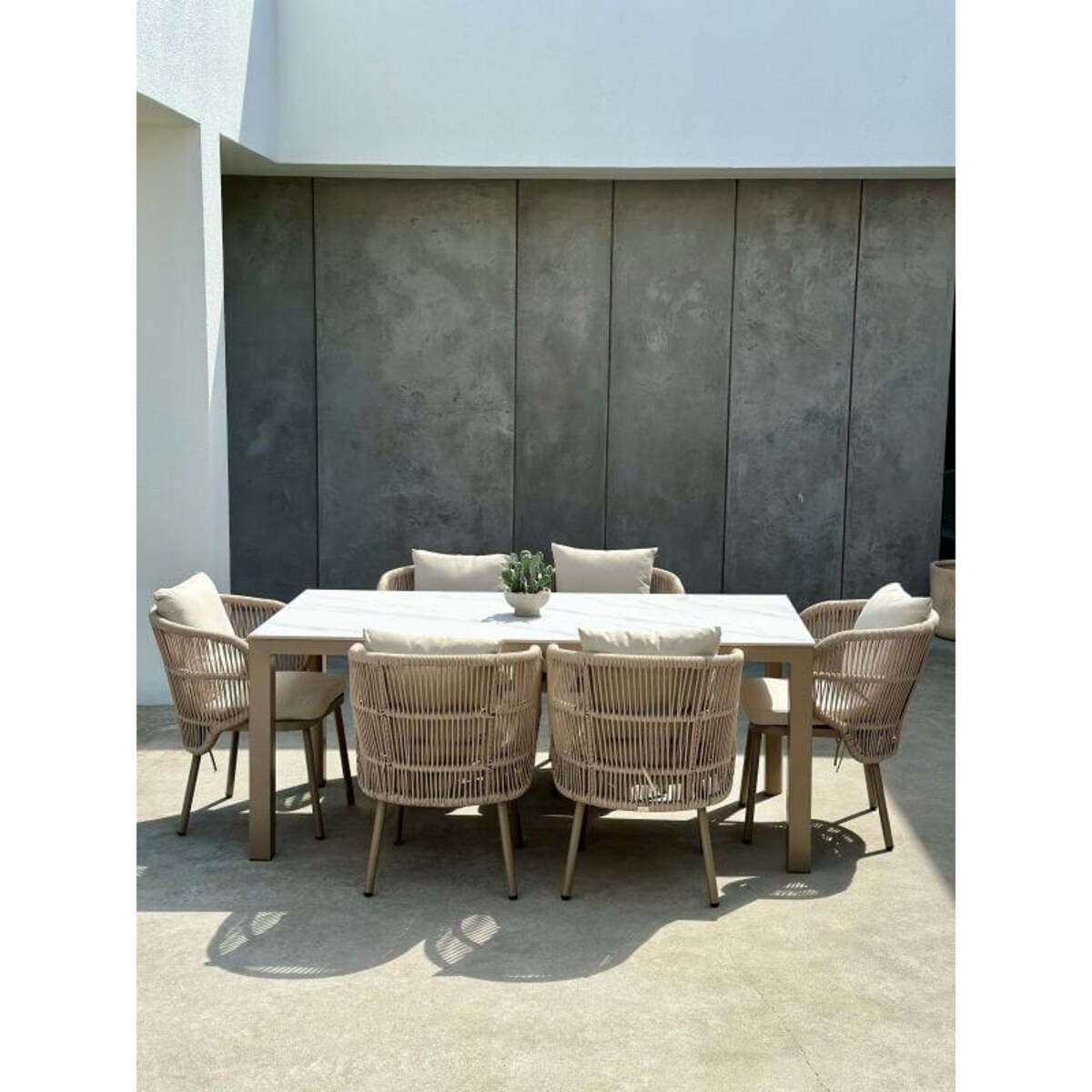 ZESTAW ALUMINIOWY AZZURE SZAMPAŃSKI 6