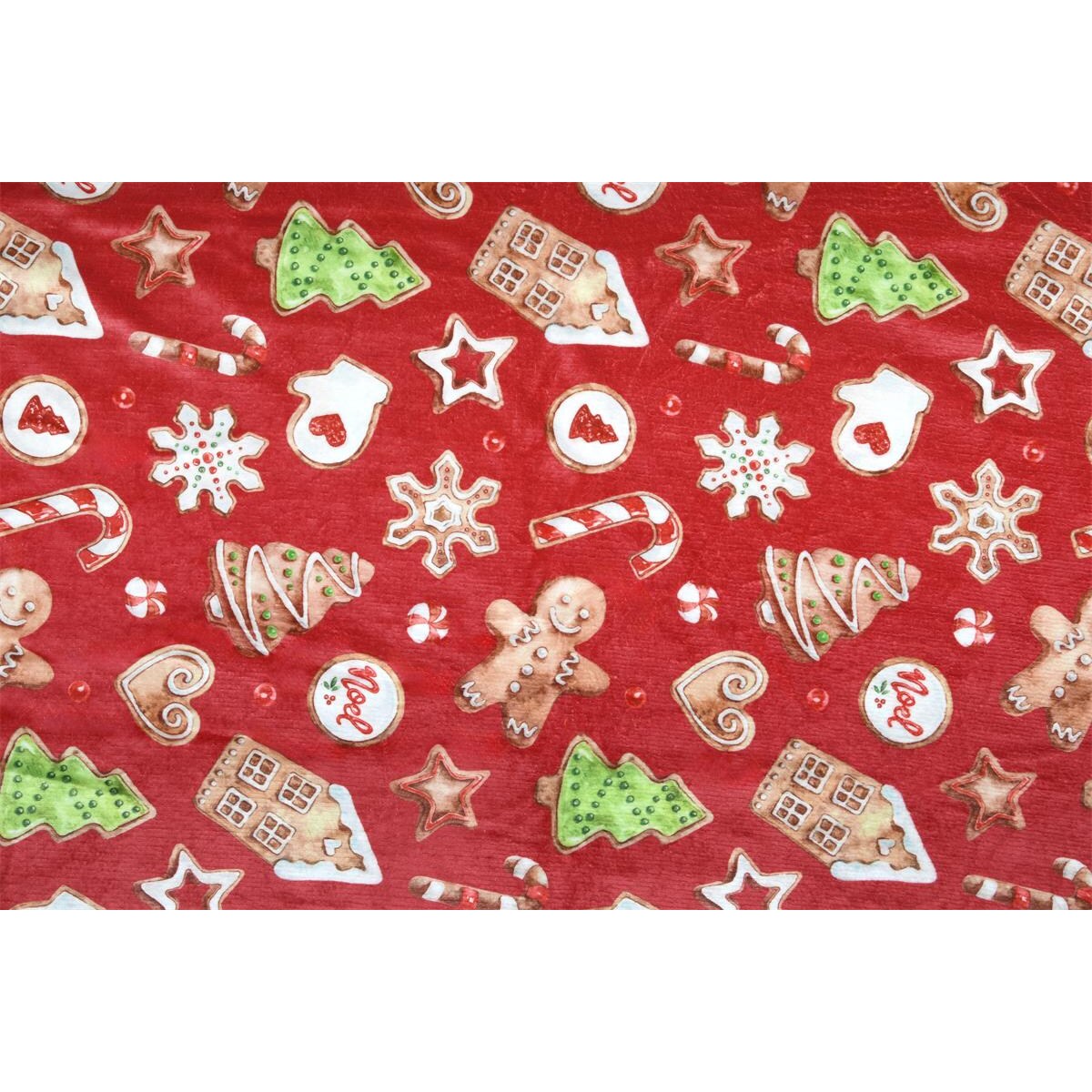 Koc świąteczny z barankiem NOEL, 130 x 160 cm