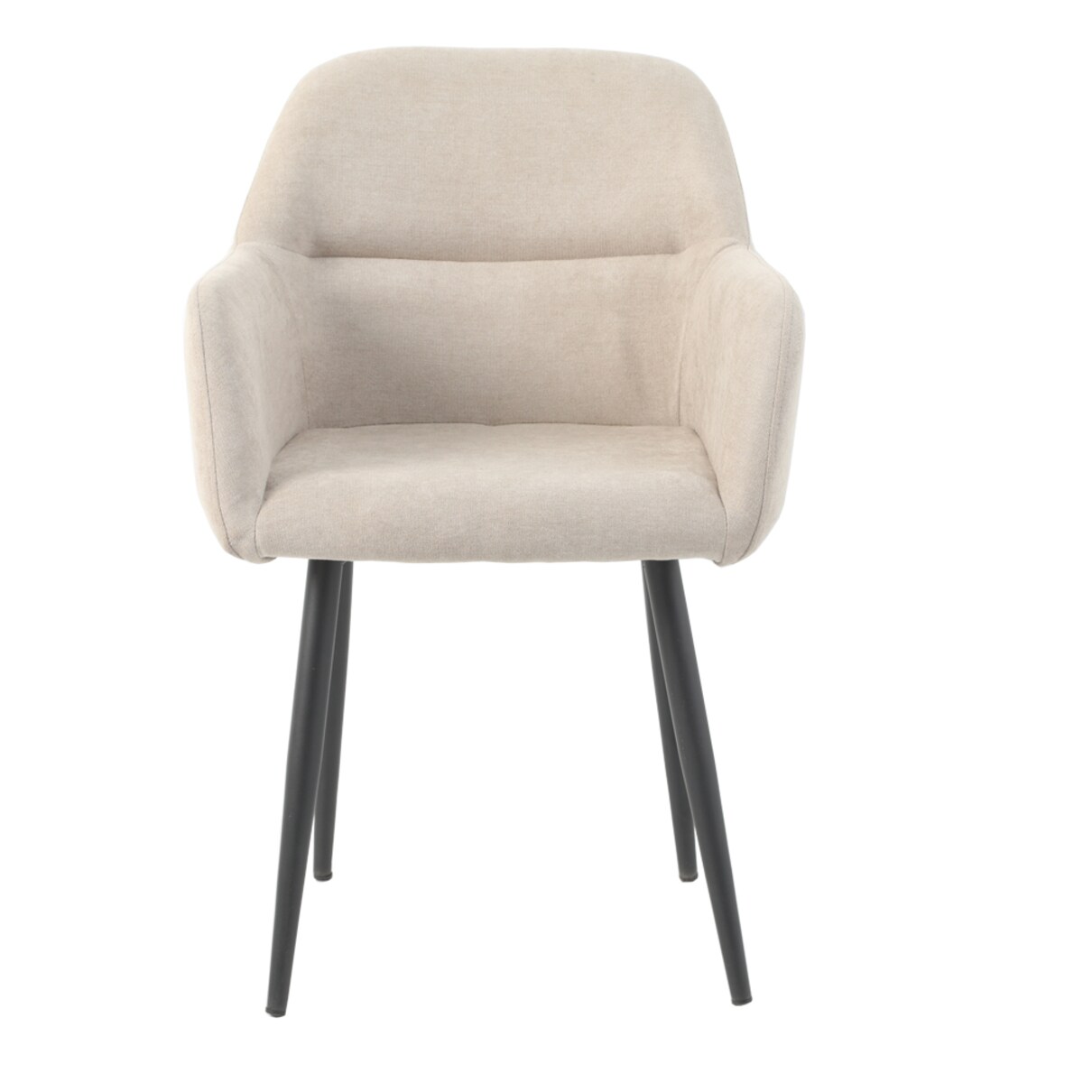 Krzesło tapicerowane VERDO beżowe do salonu jadalni biura