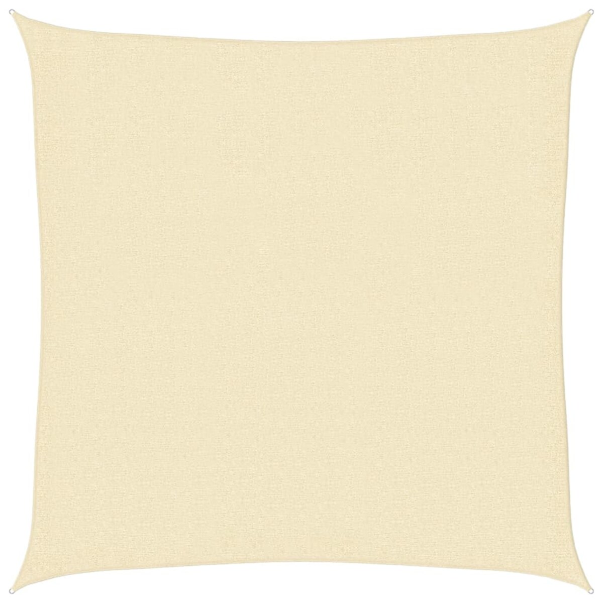 vidaXL Żagiel przeciwsłoneczny, 160 g/m², kremowy, 2,5x2,5 m, HDPE