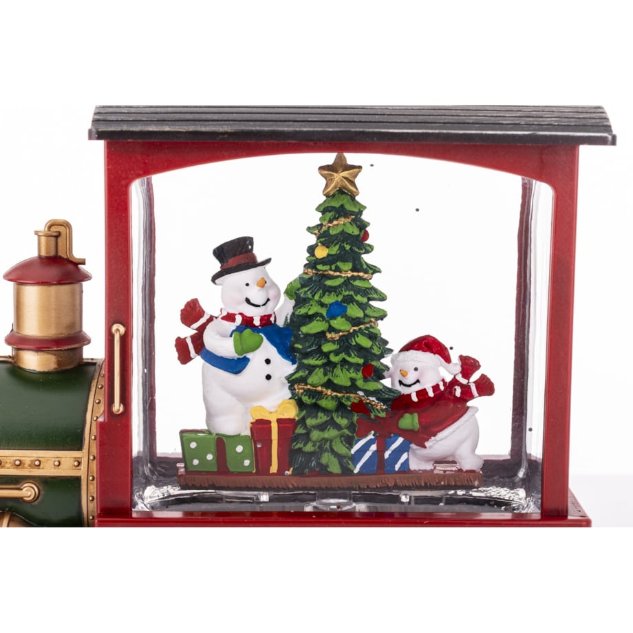 Pociąg Świętego Mikołaja 18x30,5x10 cm LOKOMOTIVA