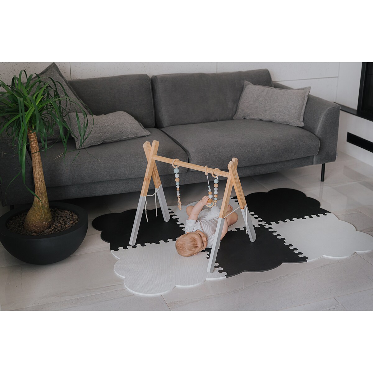 Mata piankowa Biscuit Black XL