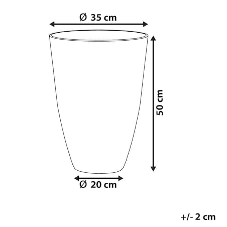 Donica CAMIA 35 cm Beżowy