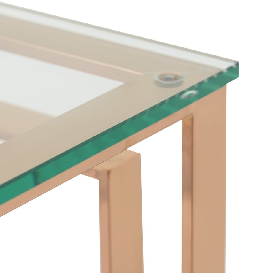 Konsola Eternic rose gold 120x40x80cm, 120 x 40 x 80 cm