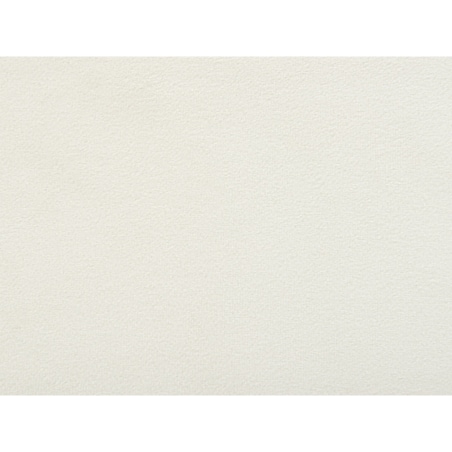 Łóżko wodne Welur VINCENNES 140 x 200 cm Złamana biel