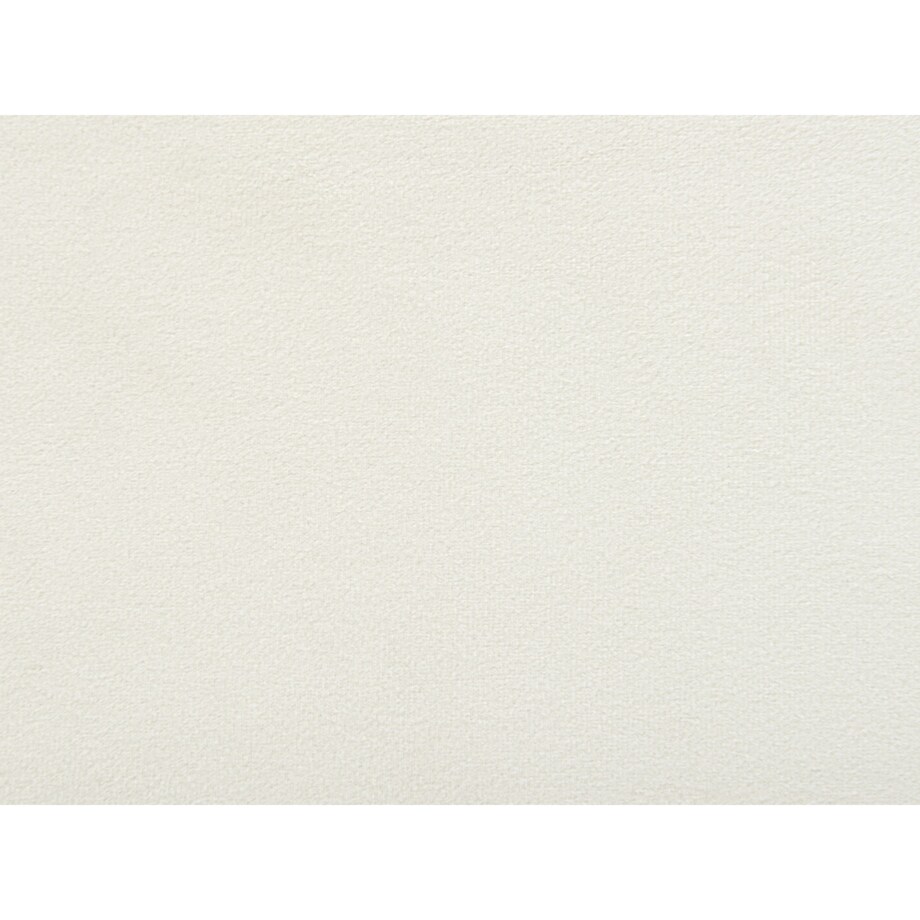 Łóżko wodne Welur VINCENNES 140 x 200 cm Złamana biel