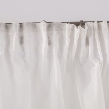 Lambrekin łuk Lily z koronką 290x80 ecru