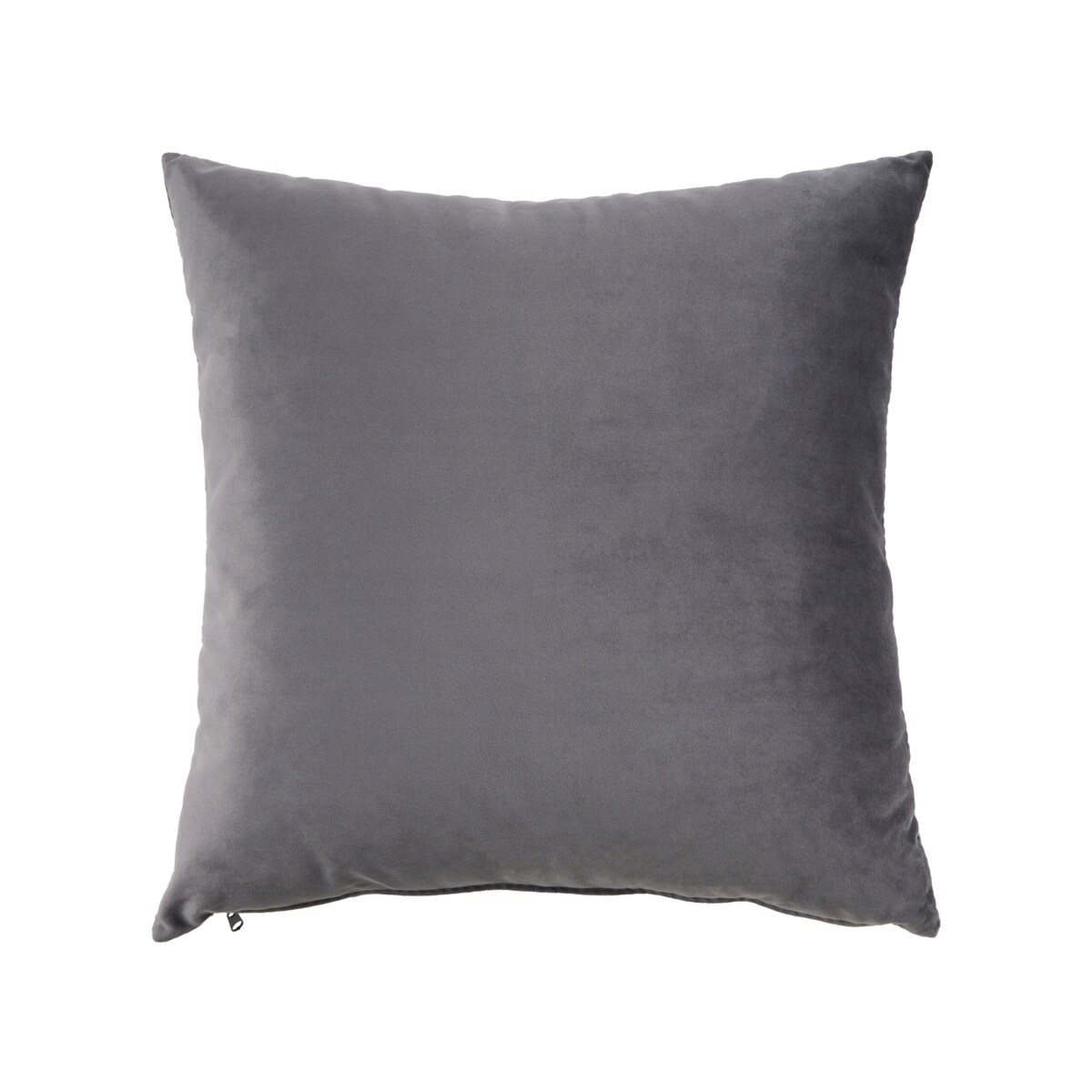 Szezlong prawostronny MERI Welur Ciemnoszary ze schowkiem