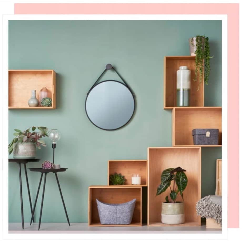 Wieszak na 12 Pasków Biały Stojący Organizer Zeller