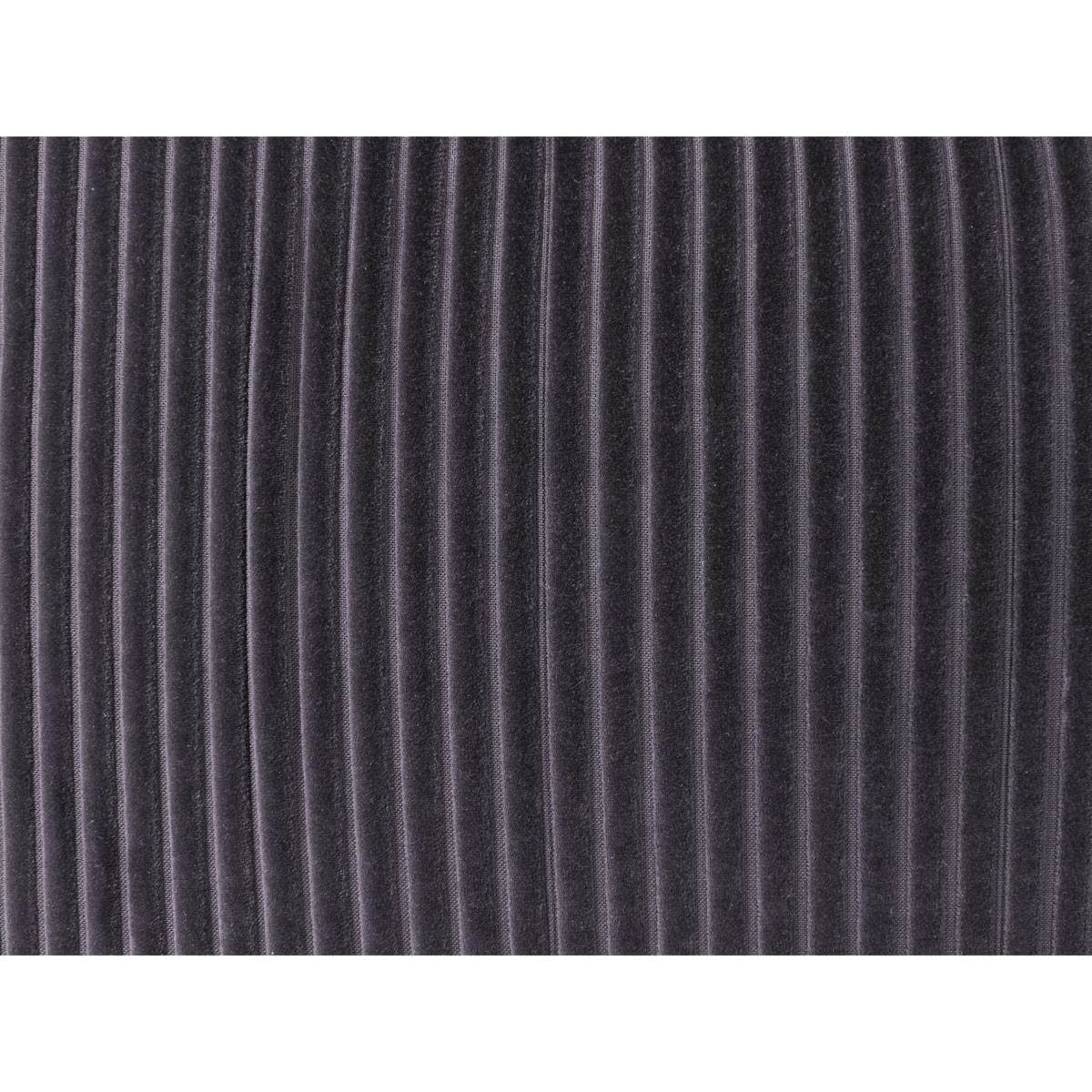 Puf sztruksowy 50 x 50 x 30 cm ciemnoszary MUKKI