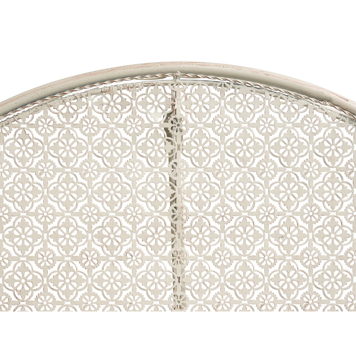 Stolik bistro FOLELLI 36 x 80 cm Metal Jasnobeżowy