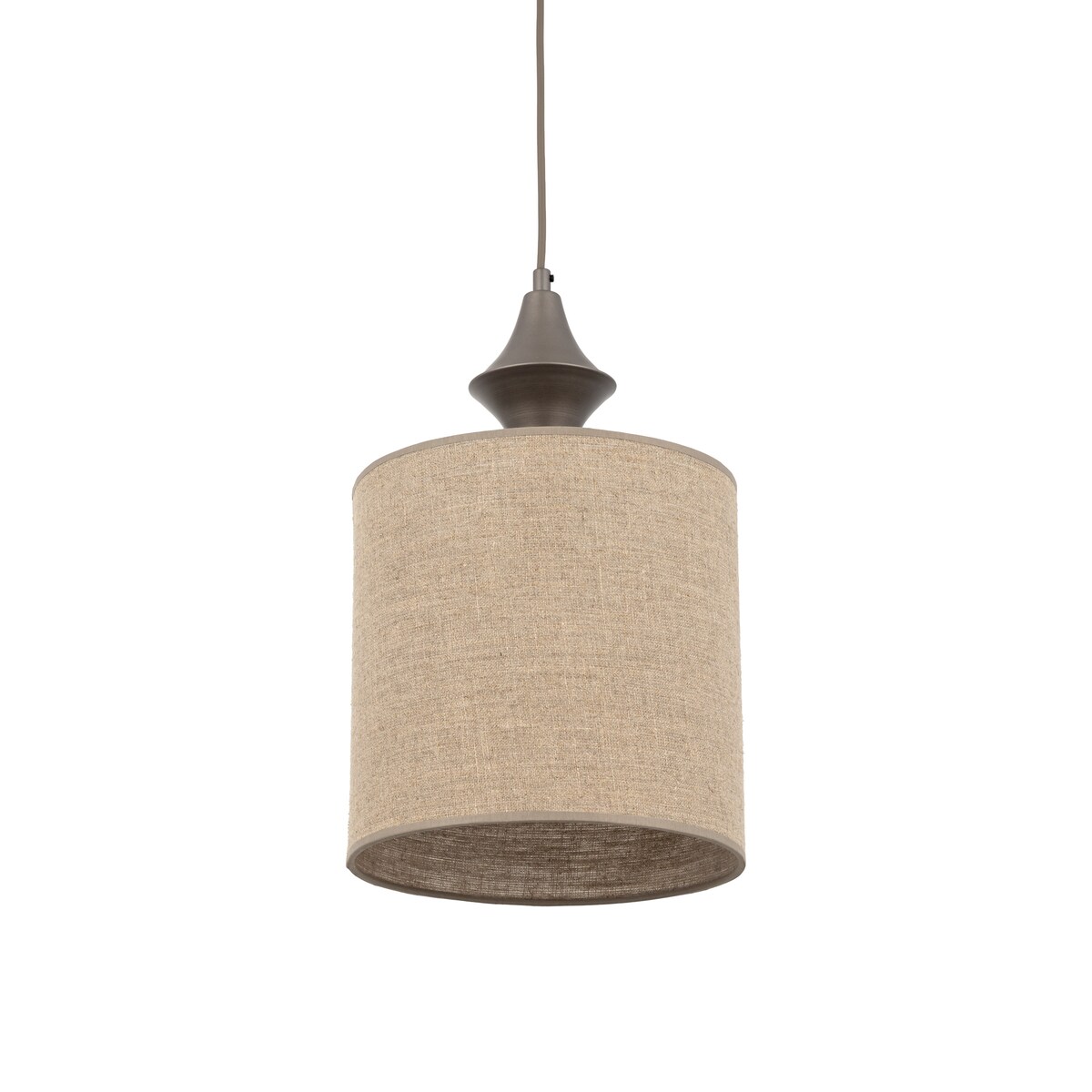 Lampa wisząca TK Lighting AMURA NEW BROWN 11438 brązowa E27 loft regulowana wysokość 25x25 cm