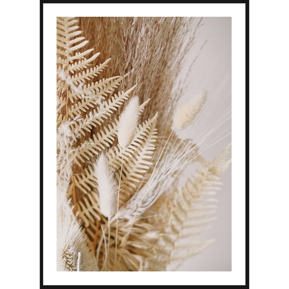 Poster Story, Plakat, Obraz - Suszony Bukiet z Trawy Ozdobnej, wymiary 42 x 60 cm