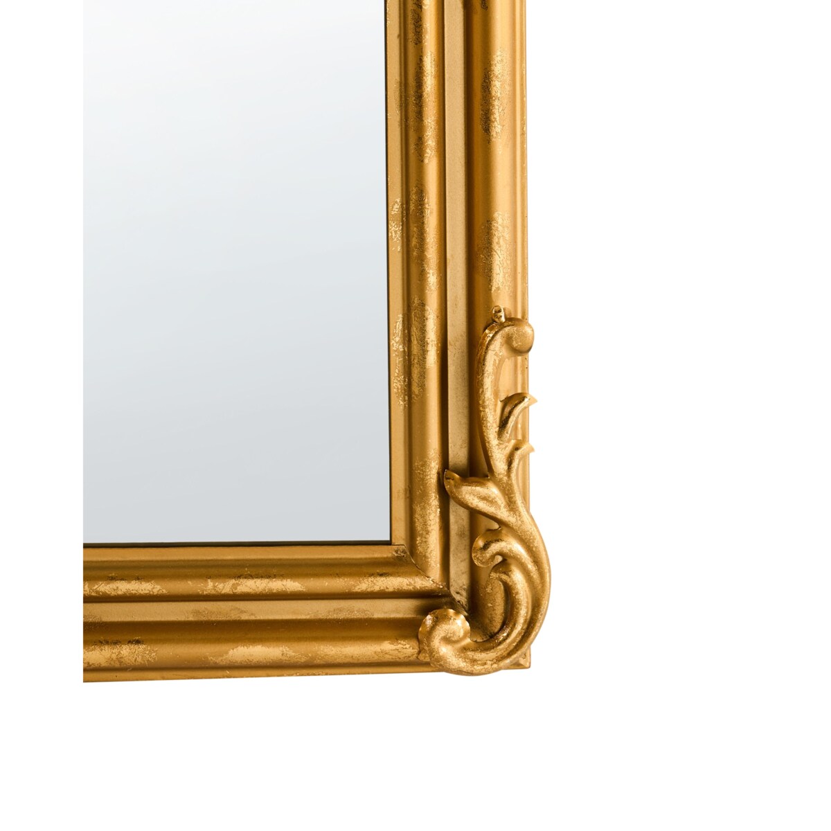 Lustro ścienne GORGES 55 cm 96 cm Metal Złoty